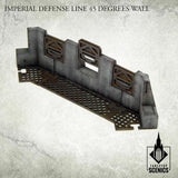 TABLETOP SCENICS Imperial Defense Line: 45° Wall - Gap Games