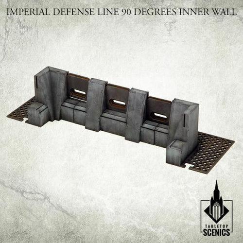 TABLETOP SCENICS Imperial Defense Line: 90° Inner Wall - Gap Games