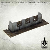 TABLETOP SCENICS Imperial Defense Line: 90° Inner Wall - Gap Games