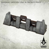TABLETOP SCENICS Imperial Defense Line: 90° Wall - Gap Games