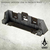 TABLETOP SCENICS Imperial Defense Line: 90° Wall - Gap Games