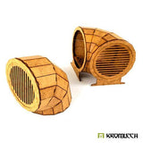 TABLETOP SCENICS Industrial Pipe - 90 Degrees - Gap Games