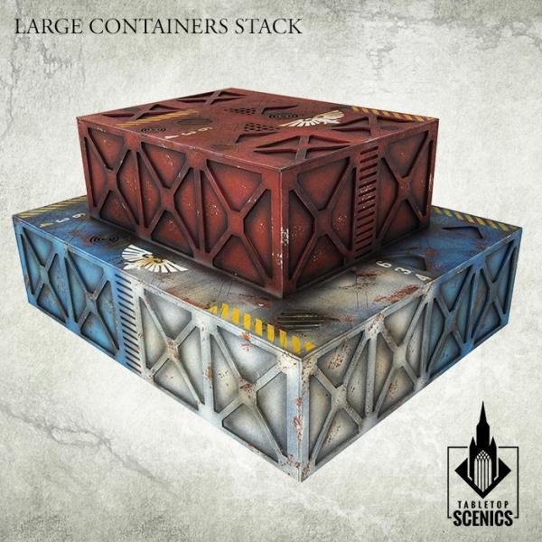 TABLETOP SCENICS Large Containers Stack - Gap Games