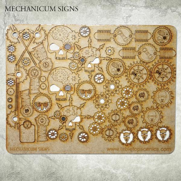 TABLETOP SCENICS Mechanicum Signs - Gap Games