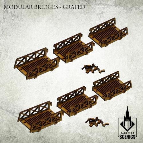 TABLETOP SCENICS Modular Bridges: Grated - Gap Games