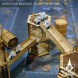 TABLETOP SCENICS Modular Bridges: Grated - Gap Games