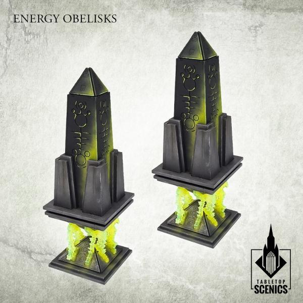 TABLETOP SCENICS Nekropolis: Immortal City - Energy Obelisks (2) - Gap Games