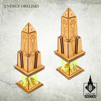 TABLETOP SCENICS Nekropolis: Immortal City - Energy Obelisks (2) - Gap Games