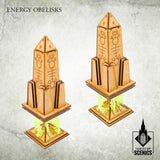 TABLETOP SCENICS Nekropolis: Immortal City - Energy Obelisks (2) - Gap Games