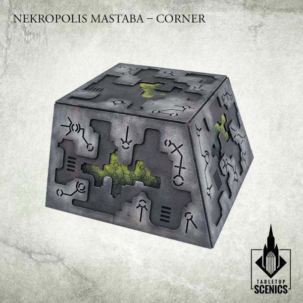 TABLETOP SCENICS Nekropolis: Immortal City - Nekropolis Mastaba - Corner - Gap Games