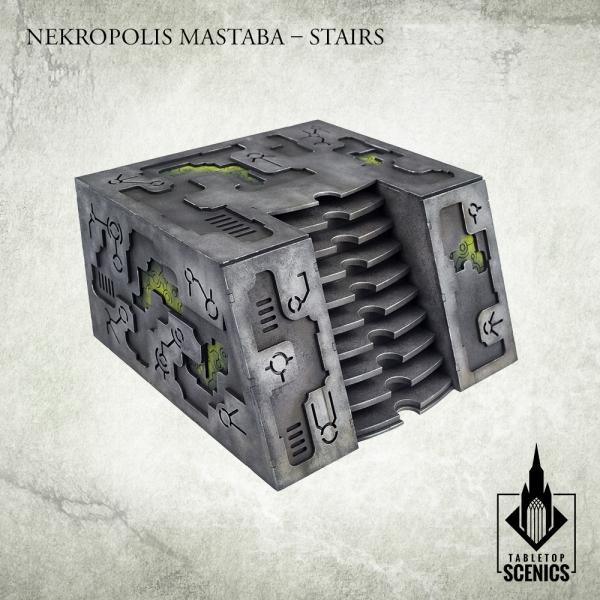 TABLETOP SCENICS Nekropolis: Immortal City - Nekropolis Mastaba - Stairs - Gap Games
