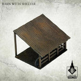 TABLETOP SCENICS Poland 1939 Barn with Shelter - Gap Games