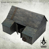 TABLETOP SCENICS Poland 1939 Barn with Shelter - Gap Games