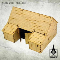 TABLETOP SCENICS Poland 1939 Barn with Shelter - Gap Games
