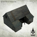 TABLETOP SCENICS Poland 1939 Barn with Shelter - Gap Games