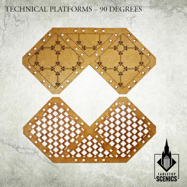 TABLETOP SCENICS Technical Platforms - 90 Degrees - Gap Games