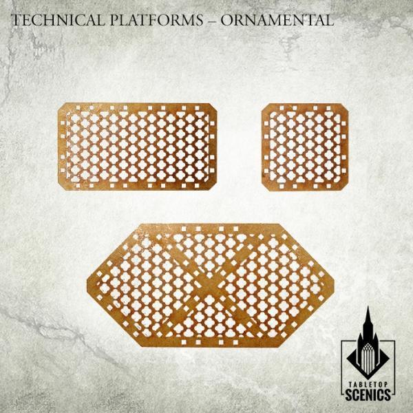 TABLETOP SCENICS Technical Platforms - Ornamental - Gap Games