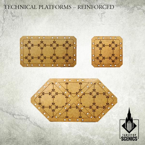 TABLETOP SCENICS Technical Platforms - Reinforced - Gap Games
