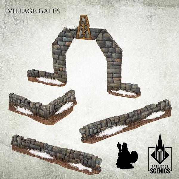 TABLETOP SCENICS Village Gates - Gap Games