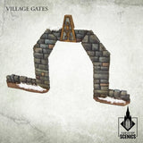TABLETOP SCENICS Village Gates - Gap Games