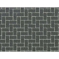 Tamiya Diorama Material Sheet - Grey Coloured Brick - Gap Games