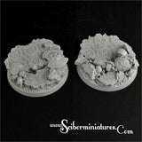 Templar Ruins 50mm round bases set (2) - Gap Games