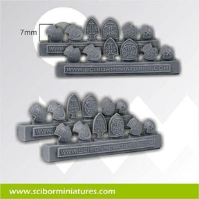 Templar Small Shields (12) - Gap Games