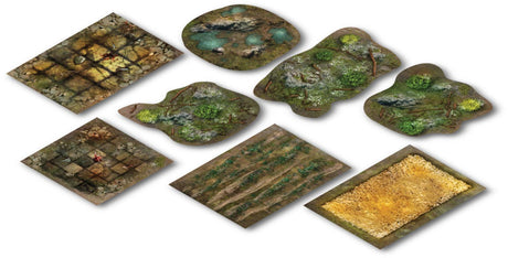 TerrainCrate Fantasy Gaming Templates (x8) - Gap Games