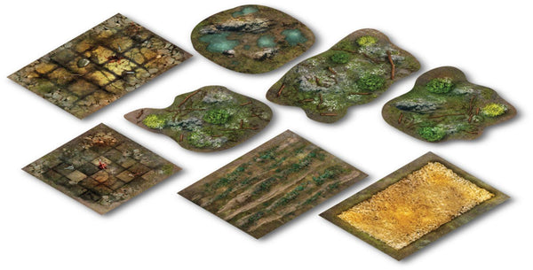 TerrainCrate Fantasy Gaming Templates (x8) - Gap Games