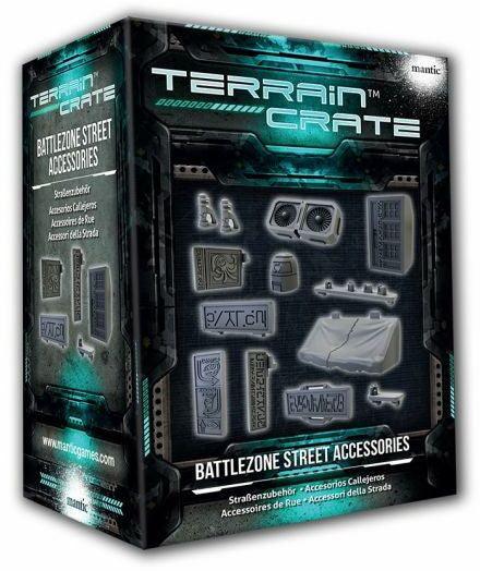 TerrainCrate: Terrain Crate: Battlezones Street Accessories - Gap Games