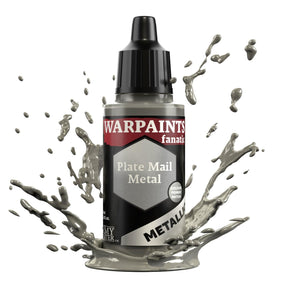 The Army Painter Warpaints Fanatic Metallic: Plate Mail Metal - 18ml Acrylic Paint - Gap Games