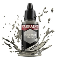 The Army Painter Warpaints Fanatic Metallic: Plate Mail Metal - 18ml Acrylic Paint - Gap Games