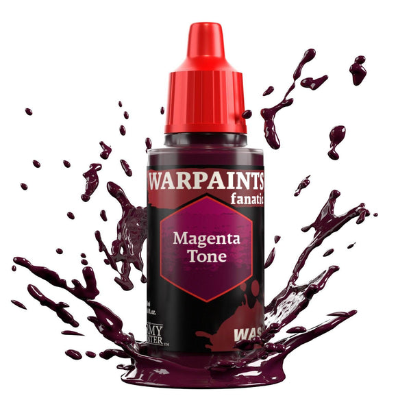 The Army Painter Warpaints Fanatic Wash: Magenta Tone - 18ml Acrylic Paint - Gap Games