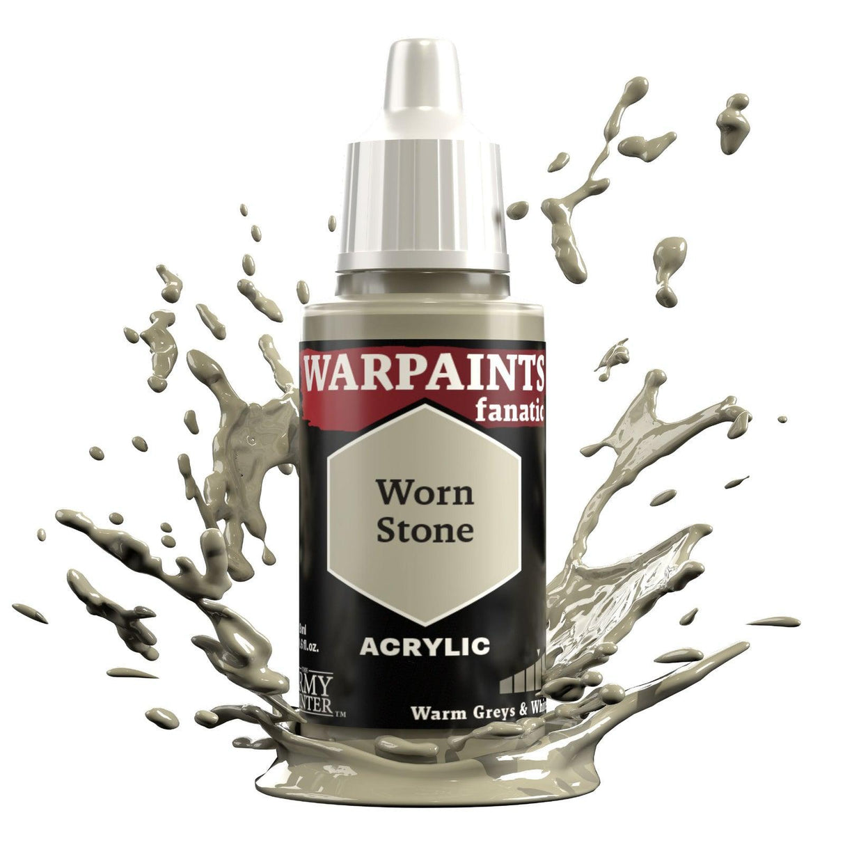 The Army Painter Warpaints Fanatic: Worn Stone - 18ml Acrylic Paint - Gap Games