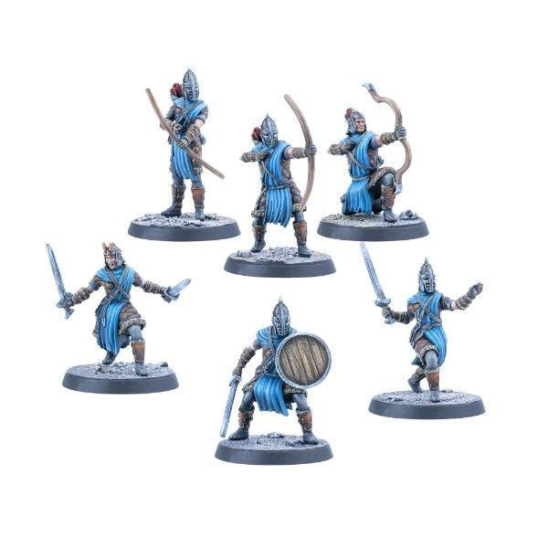 The Elder Scrolls Call To Arms Miniature Game - Stormcloak Skirmishers Resin Collector Set - Gap Games