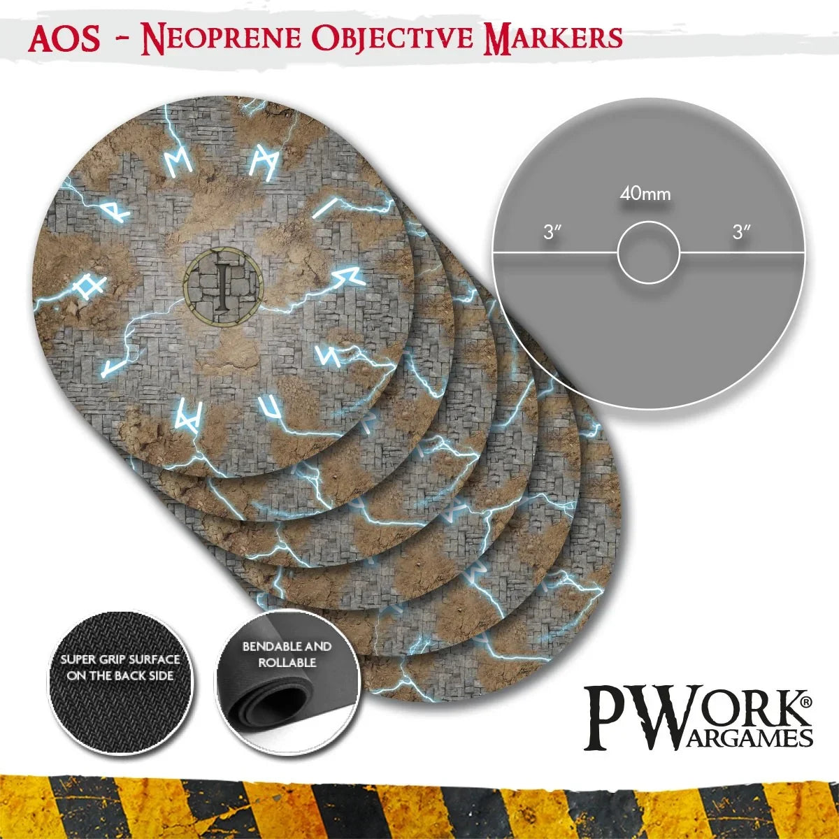 Thunder Strike - AOS Neoprene Objective Markers