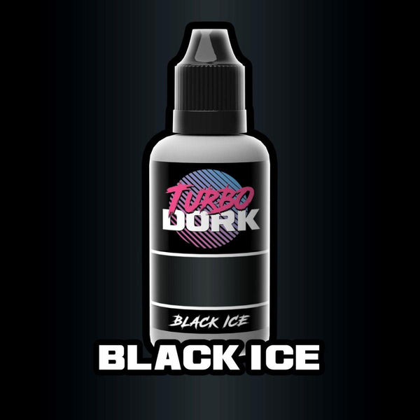 Turbo Dork Black Ice Metallic Acrylic Paint 20ml Bottle - Gap Games
