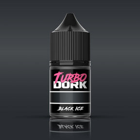 Turbo Dork - Black ICE Metallic Acrylic Paint 22ml Bottle - Gap Games