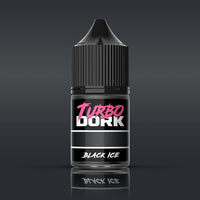 Turbo Dork - Black ICE Metallic Acrylic Paint 22ml Bottle - Gap Games