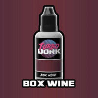 Turbo Dork Box Wine Metallic Acrylic Paint 20ml Bottle - Gap Games