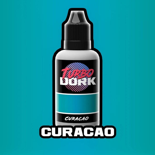 Turbo Dork Curacao Metallic Acrylic Paint 20ml Bottle - Gap Games