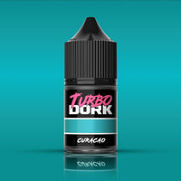 Turbo Dork - Curacao Metallic Acrylic Paint 22ml Bottle - Gap Games