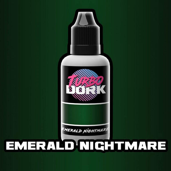 Turbo Dork Emerald Nightmare Metallic Acrylic Paint 20ml Bottle - Gap Games
