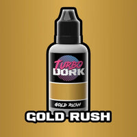 Turbo Dork Gold Rush Metallic Acrylic Paint 20ml Bottle - Gap Games