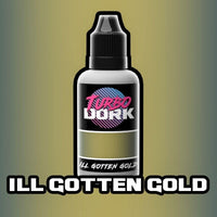 Turbo Dork Ill Gotten Gold Metallic Acrylic Paint 20ml Bottle - Gap Games