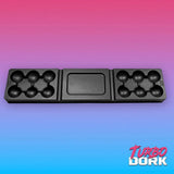 Turbo Dork - Large Black Non-Stick Silicone Dry Palette - Gap Games