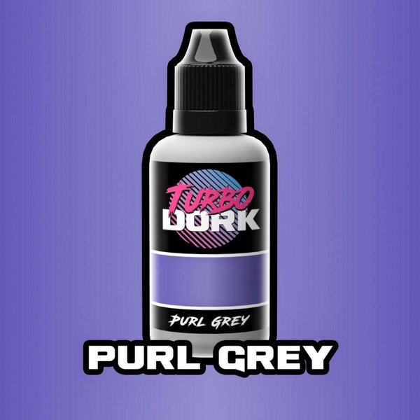 Turbo Dork Purl Grey Metallic Acrylic Paint 20ml Bottle - Gap Games
