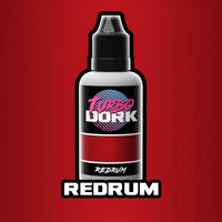 Turbo Dork Redrum Metallic Acrylic Paint 20ml Bottle - Gap Games