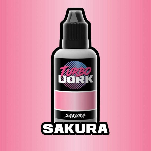 Turbo Dork Sakura Metallic Acrylic Paint 20ml Bottle - Gap Games