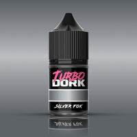 Turbo Dork - Silver Fox Metallic Acrylic Paint 22ml Bottle - Gap Games